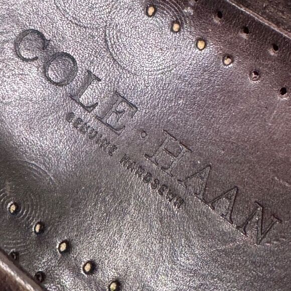 Vintage Cole Haan Buckle Strap Loafers Mens Size 11N - Picture 15 of 16